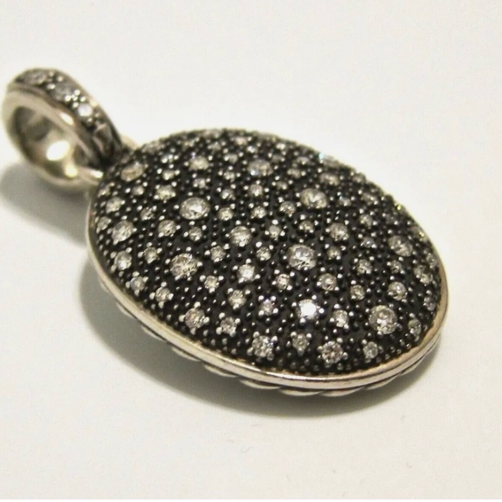 David Yurman starlight diamond necklace with adjustable chain